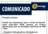 Comunicado: horário de funcionamento!