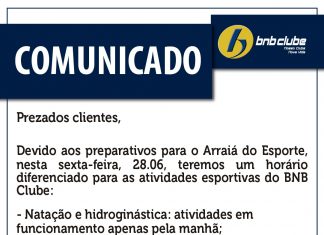 Comunicado: horário de funcionamento!