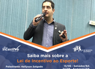 Palestra: Oportunidades através da Lei de Incentivo ao Esporte e como viabilizar seu projeto