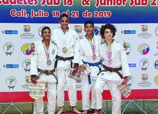 BNB Clube vice-campeão em campeonato de judô na Colômbia