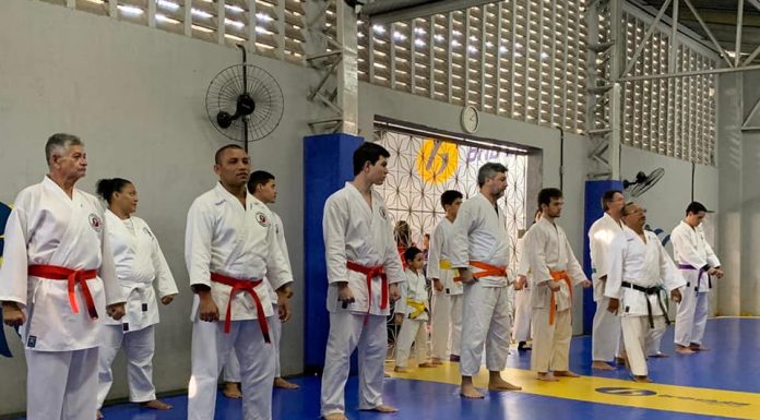 Exame de Troca de Faixas do Karatê do BNB Clube