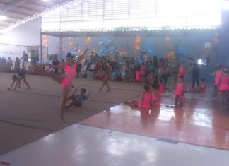 Festival de Ginástica Rítmica no BNB Clube