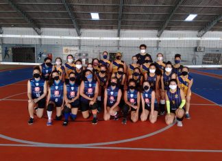 Torneio interno de voleibol feminino no BNB Clube