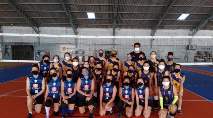 Torneio interno de voleibol feminino no BNB Clube