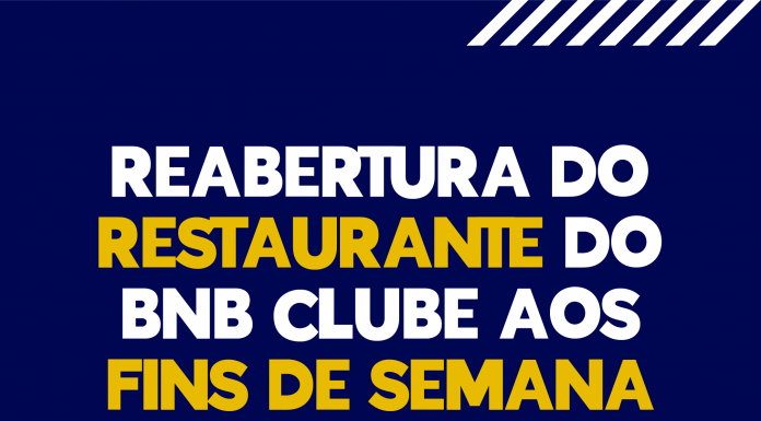 Restaurante do BNB Clube aberto aos fins de semana