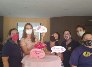 Colaboradoras participam de evento especial do Outubro Rosa