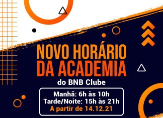 Novo horário da academia do BNB Clube