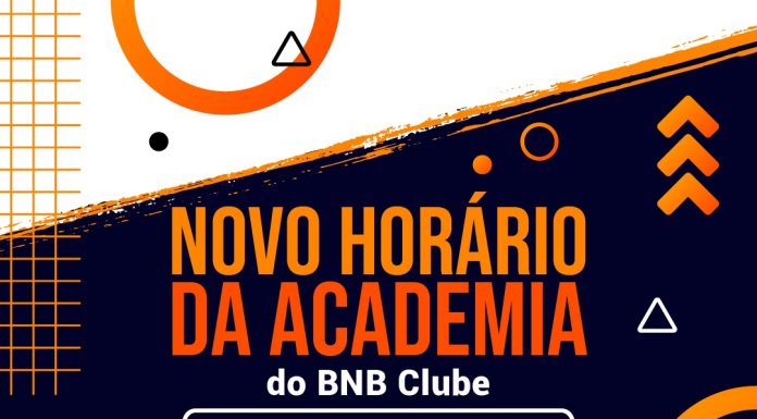 Novo horário da academia do BNB Clube