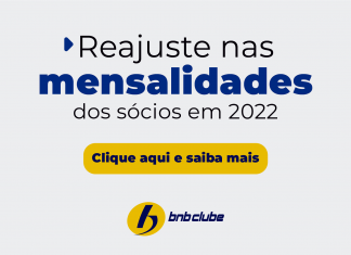 Reajuste das mensalidades dos sócios em 2022