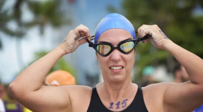 Mãe e filho, atletas do BNB Clube, participam de campeonatos de natação