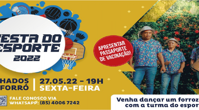 A Festa do Esporte 2022 está chegando!
