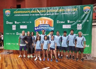 BNB Clube conquista medalha de bronze no Campeonato Brasileiro Interclubes de Badminton badminton
