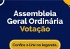 Votação: Assembleia Geral Ordinária – Resultados contábeis 2021 e parecer do Conselho Fiscal assembleia