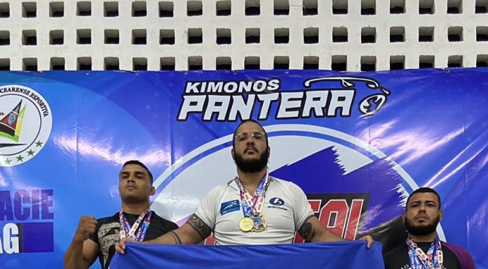 Atleta do BNB Clube sagrou-se campeão no Fortal Cup de Lutas Agarradas