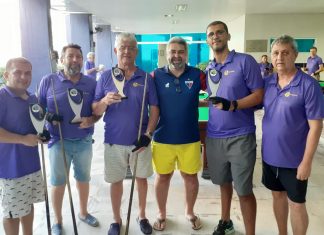 Sócios e convidados do BNB Clube promovem um torneio de sinuca
