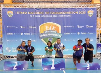 BNB Clube leva medalha de ouro na 1ª Etapa do Campeonato Nacional de Parabadminton