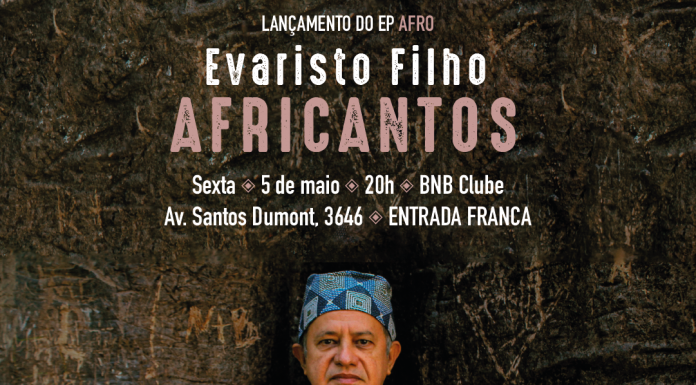 Cantor e compositor Evaristo filho se aprensentará no BNB Clube no dia 5 de maio