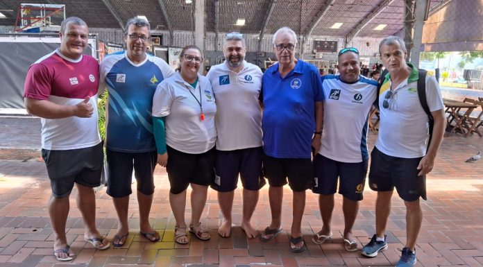 Alta Cúpula da CBDA e técnicos se reúnem no BNB Clube para confraternização.