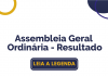 Resultado: Assembleia Geral Ordinária