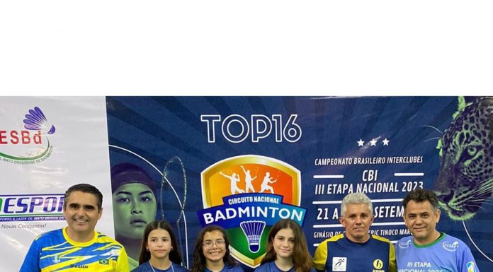 O BNB Clube garante ótimos resultados no CBI de Badminton.