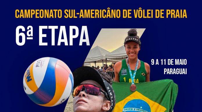 A 6ª Etapa do Circuito Sul-Americano de Vôlei de Praia começa nesta sexta-feira (9).