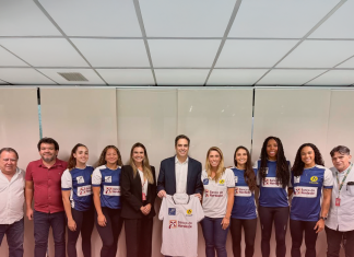 BNB Clube agradece a Paulo Câmara e ao Banco do Nordeste por apoio ao projeto de Vôlei de Praia