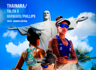 Thainara Oliveira, do BNB Clube, disputa qualifying do Circuito Mundial de Vôlei de Praia no Rio de Janeiro