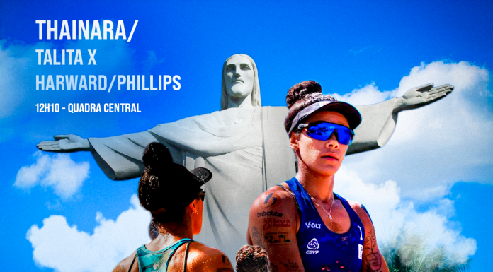 Thainara Oliveira, do BNB Clube, disputa qualifying do Circuito Mundial de Vôlei de Praia no Rio de Janeiro