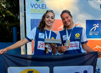 BNB Clube conquista vice-liderança nacional no CBI Sub-21 de Vôlei de Praia com Carol e Maria Clara