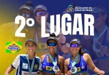 Verena Figueira e Thainara Oliveira conquistam medalha de prata no Circuito Brasileiro de Vôlei de Praia