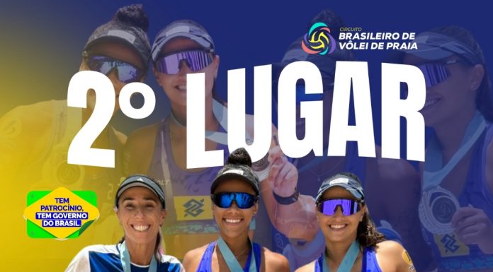 Verena Figueira e Thainara Oliveira conquistam medalha de prata no Circuito Brasileiro de Vôlei de Praia