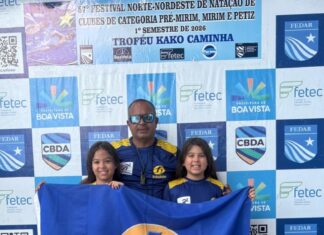 Atletas do BNB Clube representam o Ceará no Festival Norte-Nordeste de Natação em Boa Vista