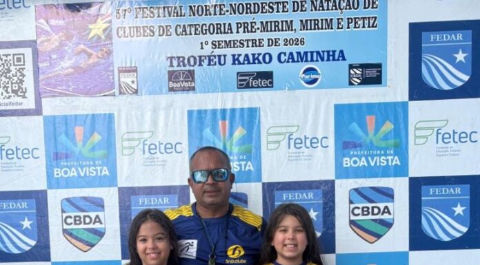 Atletas do BNB Clube representam o Ceará no Festival Norte-Nordeste de Natação em Boa Vista