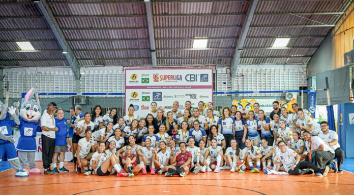 BNB Rede Cuca Vôlei é campeão invicto da Superliga C Feminina e avança à Fase Nacional