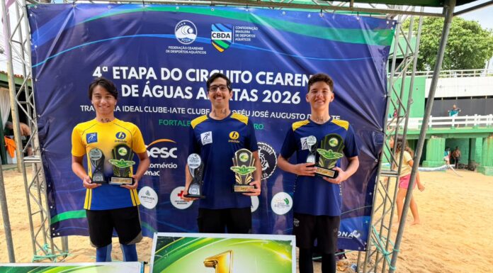 BNB Clube domina 4ª etapa do Campeonato Cearense de Águas Abertas com títulos e pódios